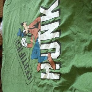 Disney Man's 3XL Green Goofy Tee Shirt